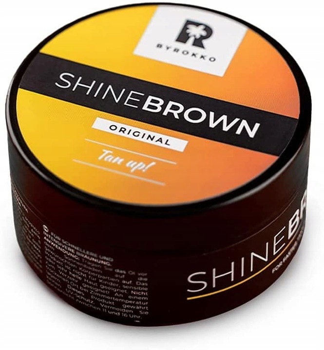 Byrokko Shine Brown Krem masło przyspieszacz opalania 200ml DŁUGA DATA