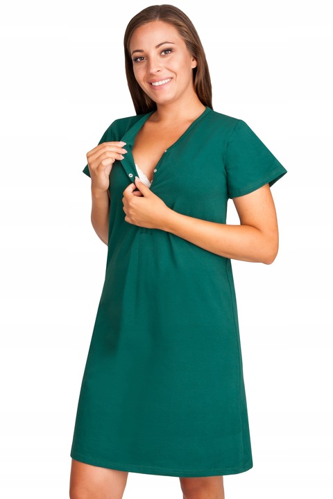 Koszula ABIGAIL nocna ciążowa do karmienia piersią S/M