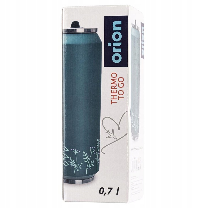 Kubek termiczny PUSZKA termos bidon na napoje ciepłe zimne NIEBIESKI 0,7L