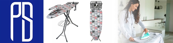 DUŻA PROFESJONALNA DESKA DO PRASOWANIA Z RĘKAWNIKIEM PRZEDŁUŻACZ