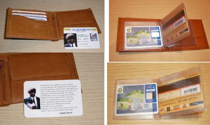 PULP FICTION portfel BAD MOTHER FUCKER 100% skóra