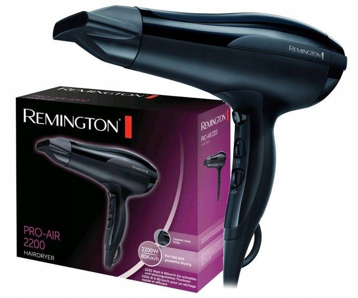 SUSZARKA DO WŁOSÓW REMINGTON SILNY NAWIEW I MOC 2200W + KONCENTRATOR