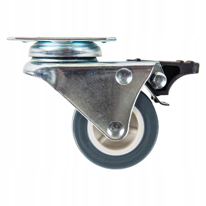 OBROTOWE KÓŁKA PRZEMYSŁOWE Z HAMULCEM DO DUŻYCH OBCIĄŻEŃ 400Kg 50mm