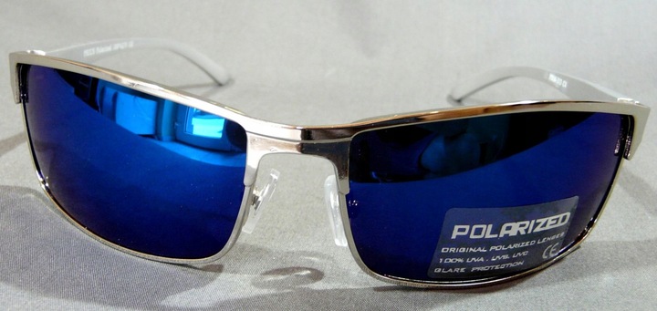 OKULARY MĘSKIE POLARYZACYJNE LUSTRZANKI PRIUS ETUI