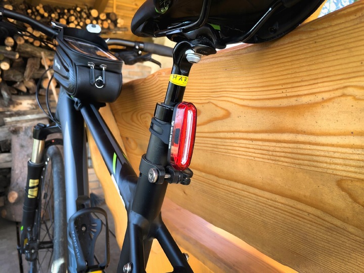 LAMPKA ROWEROWA MOCNE ŚWIATŁO LED przód tył latarka AKUMULATOR USB-C ROWER