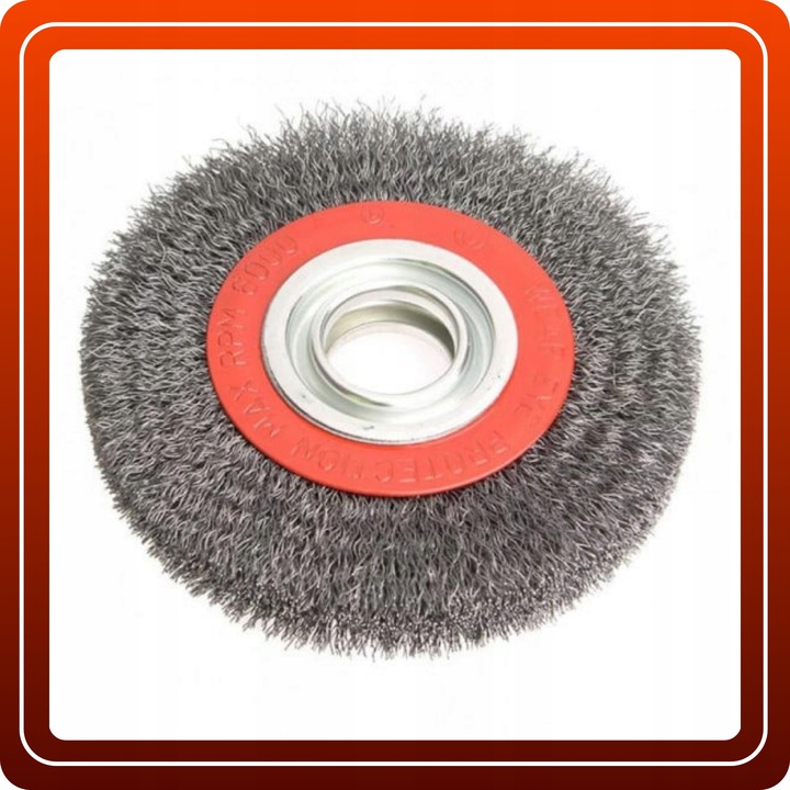 SZCZOTKA DRUCIANA tarczowa do szlifierki stołowej 200 mm Z REDUKCJAMI