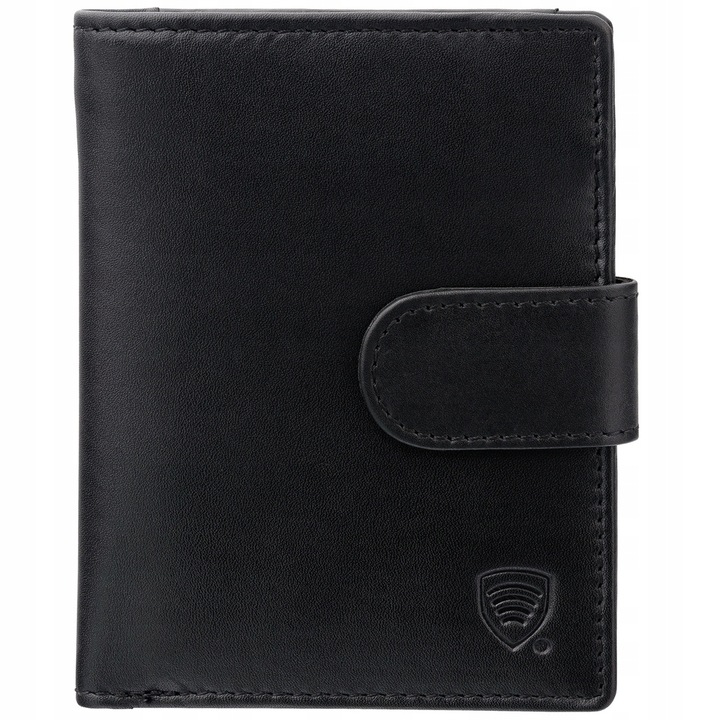 PIONOWY PORTFEL Męski Skórzany OCHRONA RFID Kieszeń Bilon Zamek /