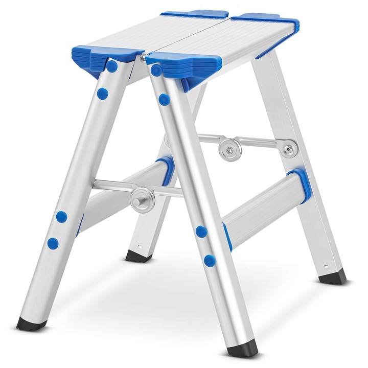 Drabina domowa stołek schodek podest stopień składany HIGHER ML-401A