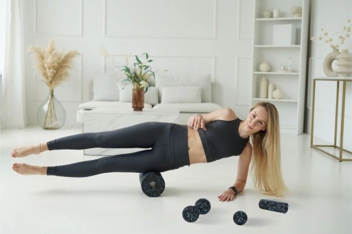 ZESTAW ROLLERÓW DO MASAŻU WAŁEK DUŻY MAŁY PIŁKA POJEDYNCZA DUOBALL EPP 4W1