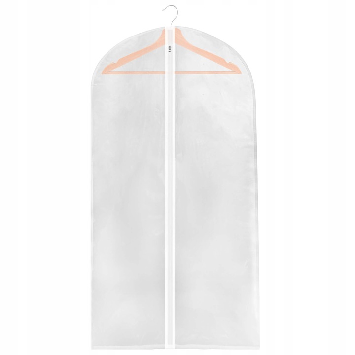 POKROWIEC NA UBRANIA ODZIEŻ PŁASZCZ GARNITUR KOSZULĘ 150 cm DUŻY ORGANIZER