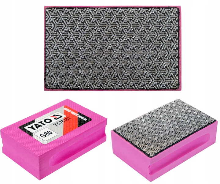 KOSTKA DIAMENTOWA GĄBKA DO GRESU KAMIENIA G60 YATO