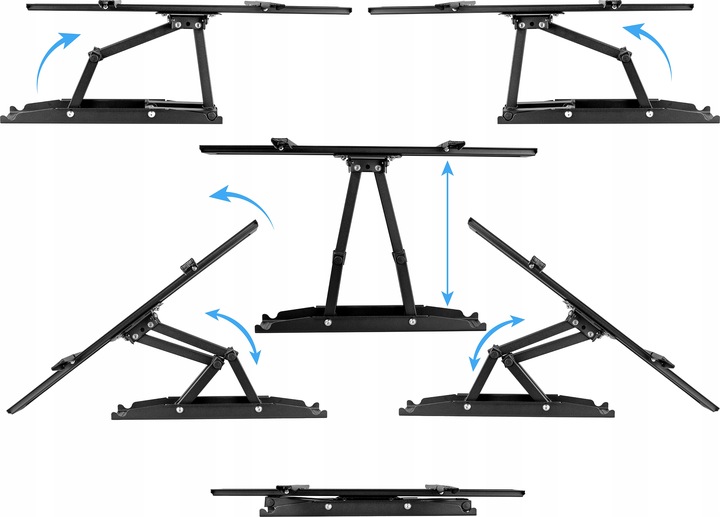 UCHWYT DO TELEWIZORA WIESZAK ŚCIENNY OBROTOWY TV MOCNY SOLIDNY LCD 32-70 CA