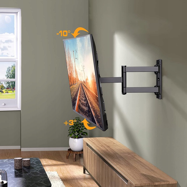 OBROTOWY UCHWYT DO TELEWIZORA LCD WIESZAK TV RUCHOMY 15-48 CALI KingMount