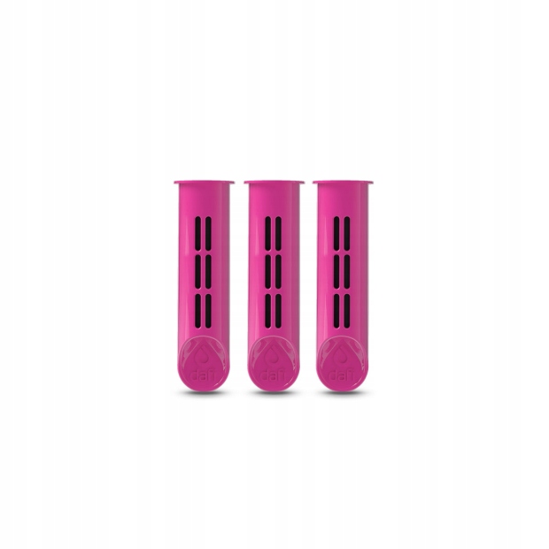 3 szt. Filtr wkład do buteleki filtrującej Dafi Soft i Solid BARBIE Róż