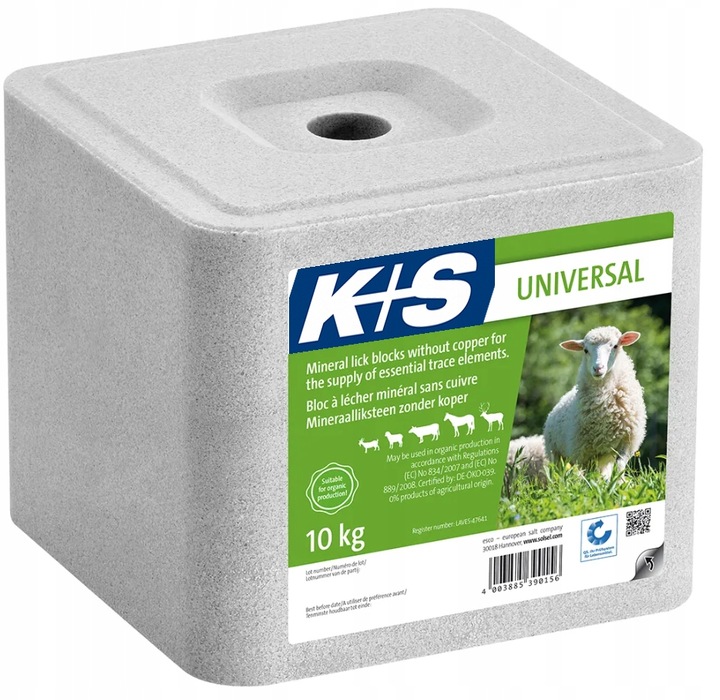 Lizawka solna dla owiec K+S UNIVERSAL SHEEP 10 kg