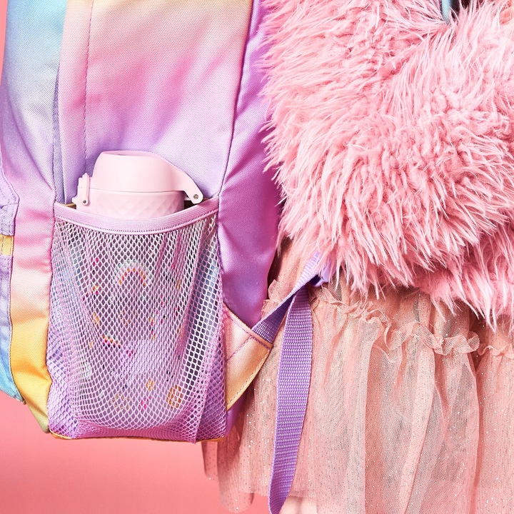 BUTELKA BIDON NA WODĘ D SZKOŁY PRZEDSZKOLA RÓŻ UNICORN JEDNOROŻEC ION8 0,35