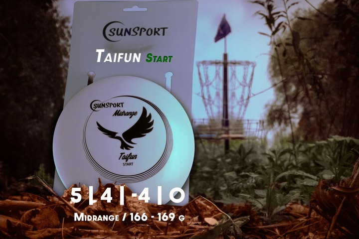 Tactic Sunsport Discgolf START dysk Taifun Midrang