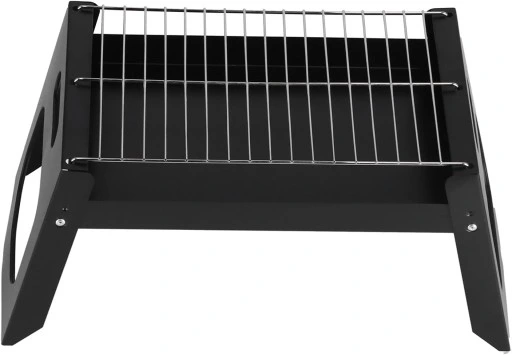 GRILL SKŁADANY TURYSTYCZNY NA KEMPING BBQ PRZENOŚNY WĘGLOWY DO OGRODU