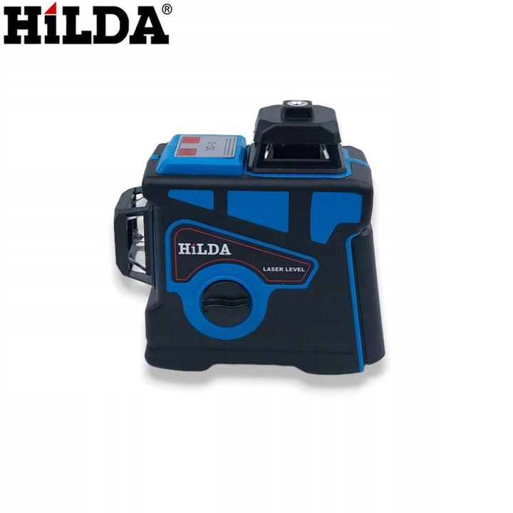 HILDA POZIOMICA 3D 12 LINII LASER KRZYŻOWY SAMOPOZIOMUJĄCY NIWELATOR TARCZA
