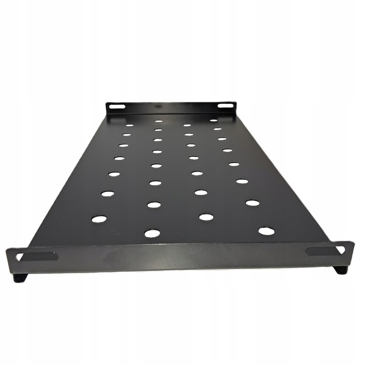 Półka stała RACK 19'' 1U 250mm, Netrack, czarna