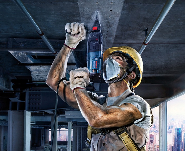 MOCNA Młotowiertarka SDS Plus 2.7 J Walizka BOSCH GBH 240