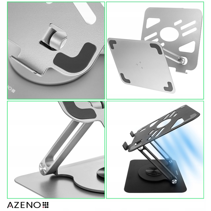 PODSTAWKA POD LAPTOPA 17 REGULOWANA OBROTOWA 360 stopni STOLIK POD LAPTOPA