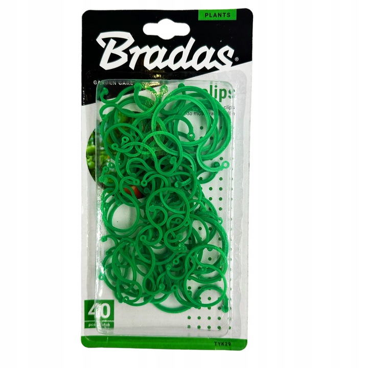 Zestaw 40x Zapinki do Mocowania Roślin (2 rozmiary) 25x 4x3cm, 15x 6x4cm