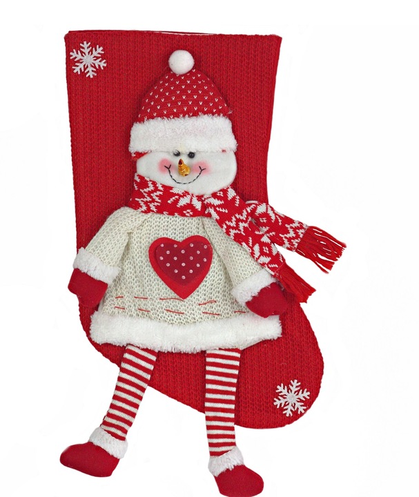 ZESTAW 2 x SKARPETA ŚWIĄTECZNA NA PREZENTY 3D XXL