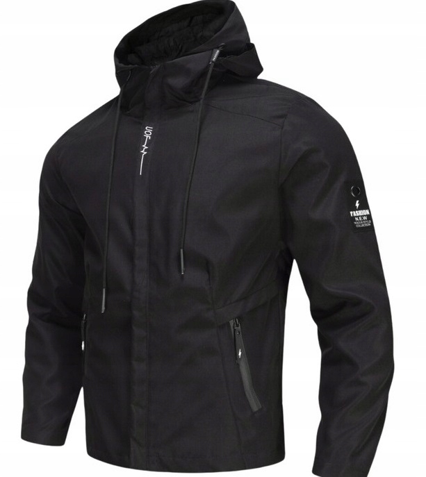 Kurtka męska wiosenna jesienna wiatrówka przeciwdeszczowa przejściówka