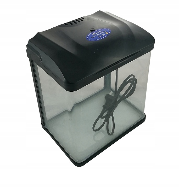 Małe Akwarium dla Bojownika HR-230 7L Zestaw z filtrem i Lampą LED 3