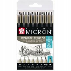 Zestaw Pigma Micron Black set 7+1 Sakura