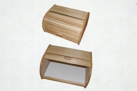 CHLEBAK DREWNIANY BUKOWY DUŻY POJEMNIK NA PIECZYWO CHLEB