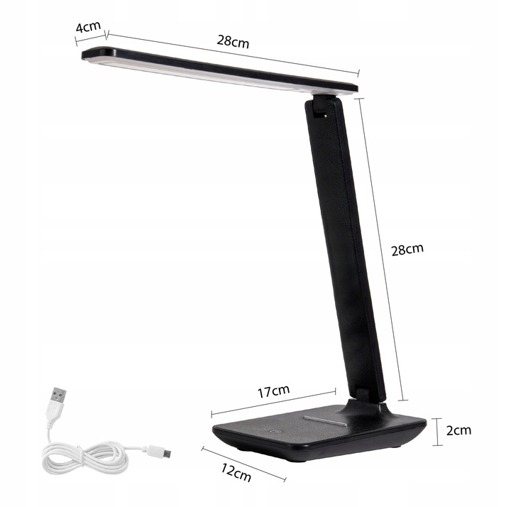 Lampka LED na biurko biurkowa szkolna ściemnialna