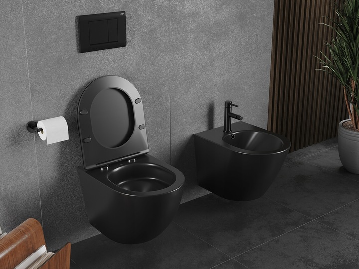 MEXEN LENA MISKA WC RIMLESS TORNADO DESKA WOLNOOPADAJĄCA DUROPLAST