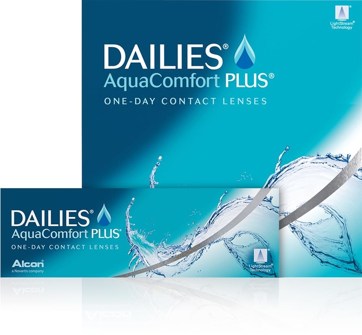 Dailies AquaComfort Plus, 90 szt. -1.75