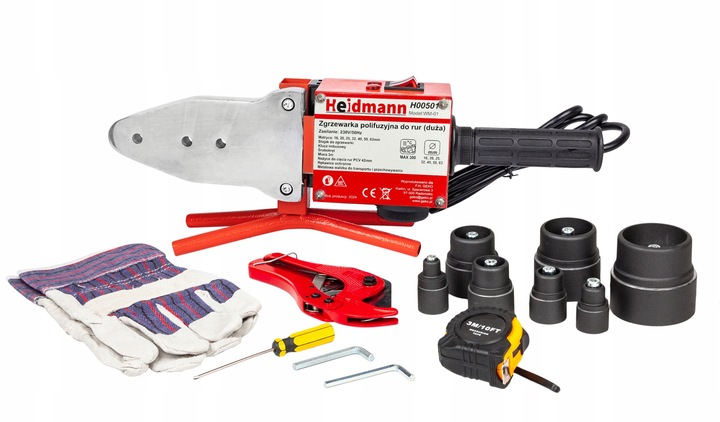 ZGRZEWARKA POLIFUZYJNA ZGRZEWARKI DO ZGRZEWANIA RUR PP MATRYCE 16-63