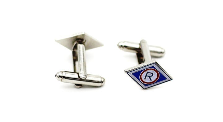 Spinki do mankietów i krawata RUCH DROGOWY POLICJA