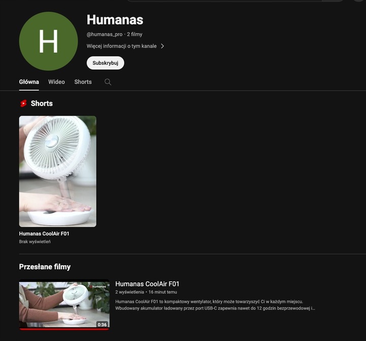 Wentylator akumulatorowy 15h 4 tryby CoolAir F01