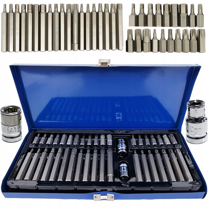 ZESTAW BITÓW KLUCZY IMBUS SPLINE TORX 40 el BITY
