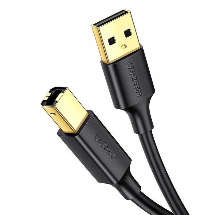 Wysokiej jakości kabel do drukarki skanera 2m USB A-B UGREEN przewód