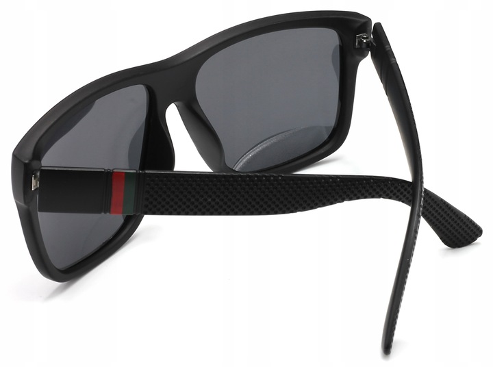 OKULARY PRZECIWSŁONECZNE MĘSKIE POLARYZACYJNE Z ETUI GRATIS DUŻE CZARNE