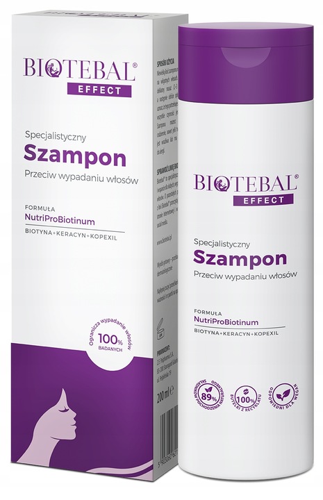 Biotebal EFFECT Specjalistyczny Szampon przeciw wypadaniu włosów 200ml
