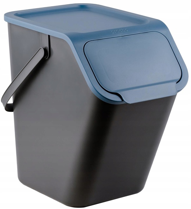 Pojemnik do segregacji odpadów kosz na śmieci do kuchni Bini 25L niebieski