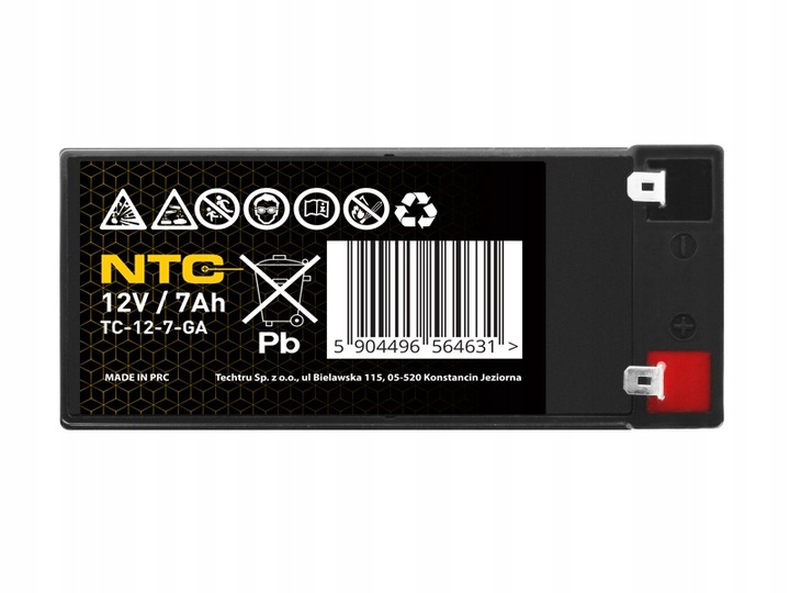 AKUMULATOR ŻELOWY BEZOBSŁUGOWY UPS 12V 7Ah (wymiar 7.2Ah, 7.5Ah, 9Ah, 10Ah)