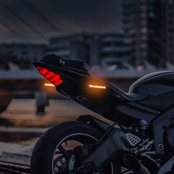 4x PŁYWAJĄCE DYNAMICZNE KIERUNKOWSKAZY MOTOCYKL QUAD SKUTER MOTOR CROSS