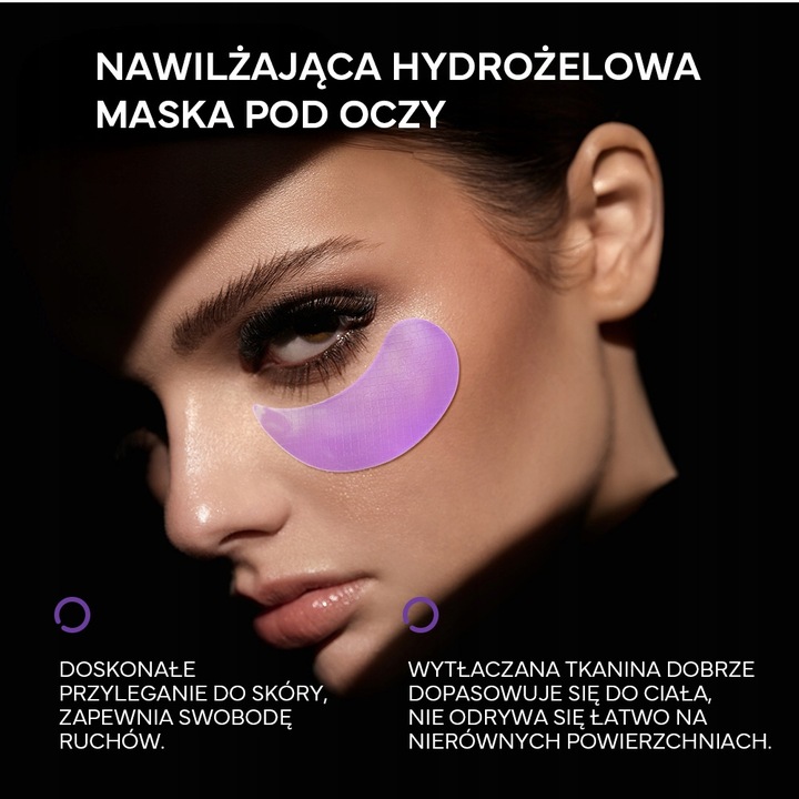 Płatki Żelowe Pod Oczy Retinol Przeciwzmarszczkowe Odmładzające 60
