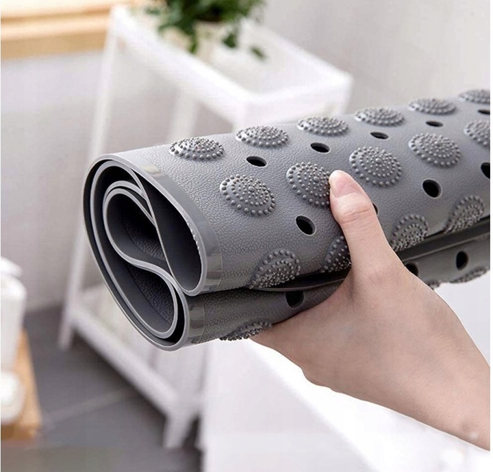 MATA ŁAZIENKOWA DYWANIK PRYSZNICOWA DO WANNY ANTYPOŚLIZGOWA 38x82cm