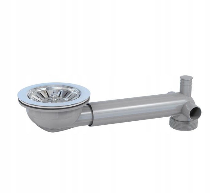 Syfon Zlewu Jednokomorowego Zlewozmywakowy Oszczędzający Miejsce Zmywarki