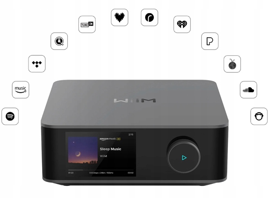 WIIM AMP ULTRA - WZMACNIACZ ZINTEGROWANY Z ODTWARZACZEM SIECIOWYM