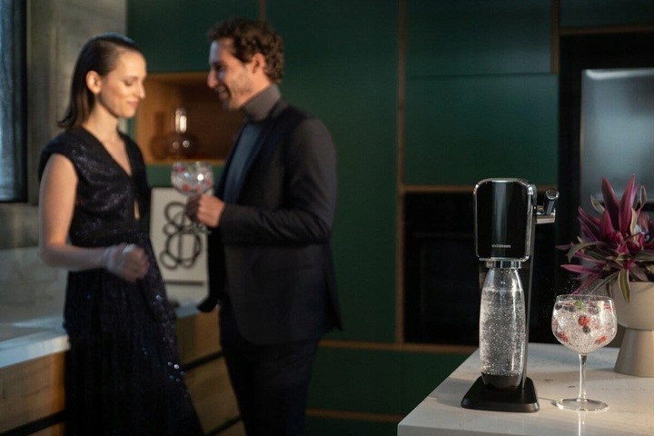 Saturator SODASTREAM ART BLACK + Butelka i nabój